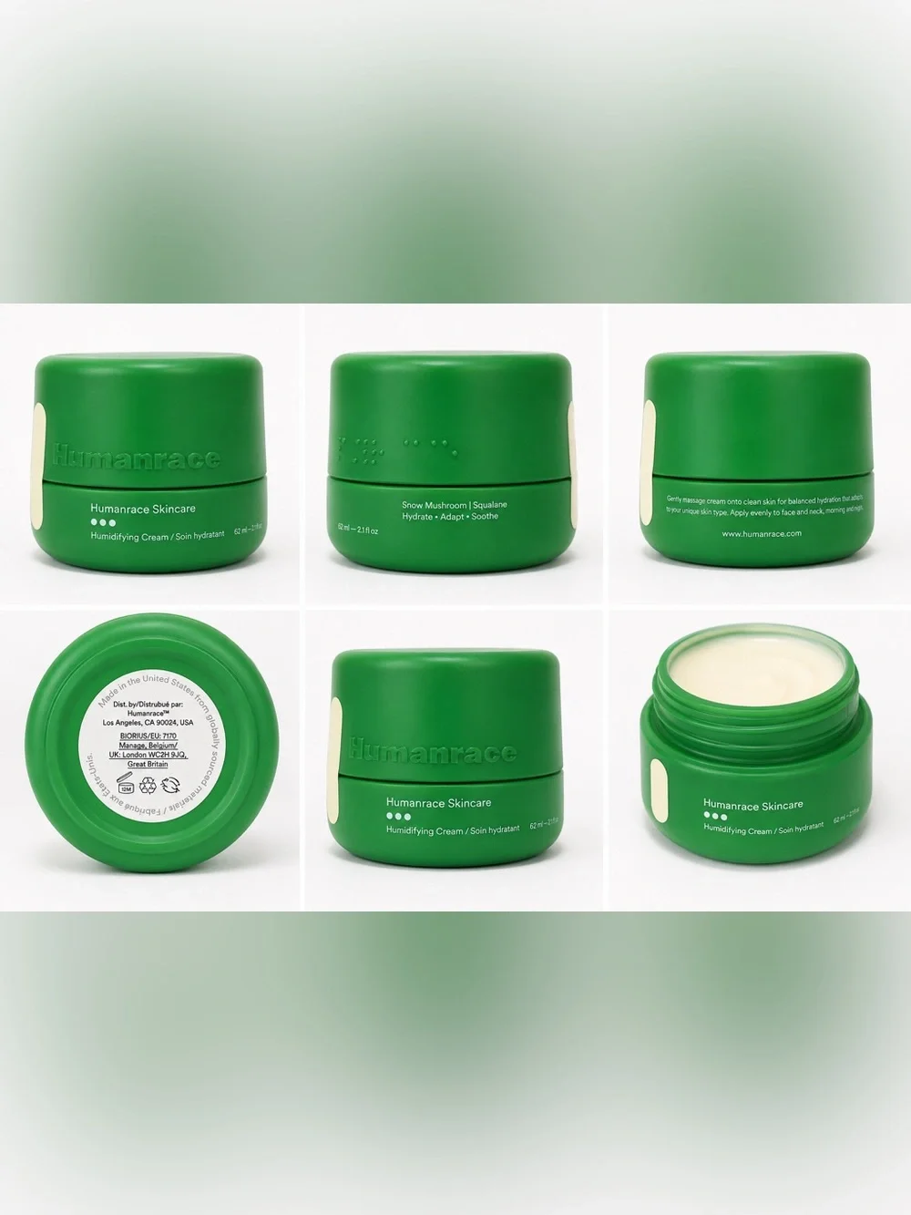 Humanrace Humidifying Cream Snow Mushroom + Squalane 2.1 oz NEW